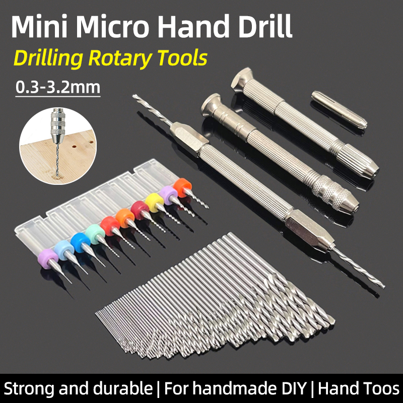 Pin Vice Micro - Mini Micro 0.3-3.2mm Double Hand Drill
