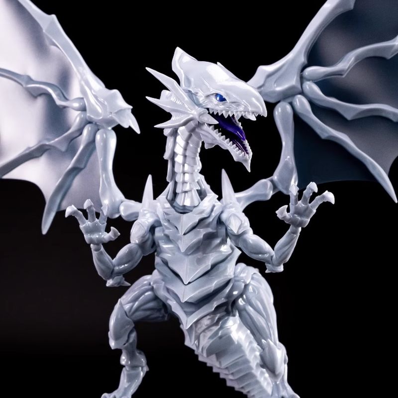 Model Kit Megazord - New Yu-Gi-Oh Blue-Eyes White Dragon Model