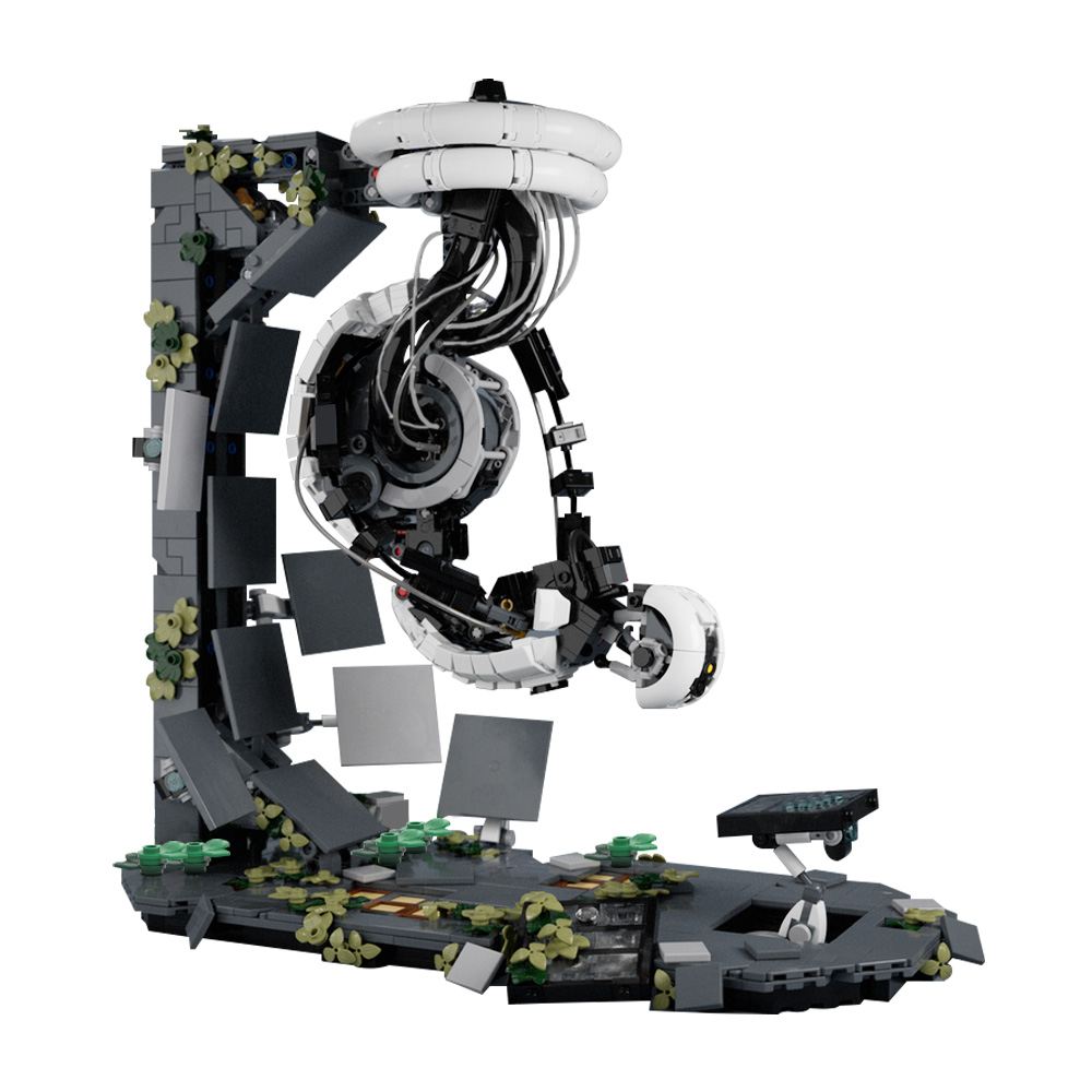 Model Kit Robocop - MOC Portal 2 GLaDOS Robot Building