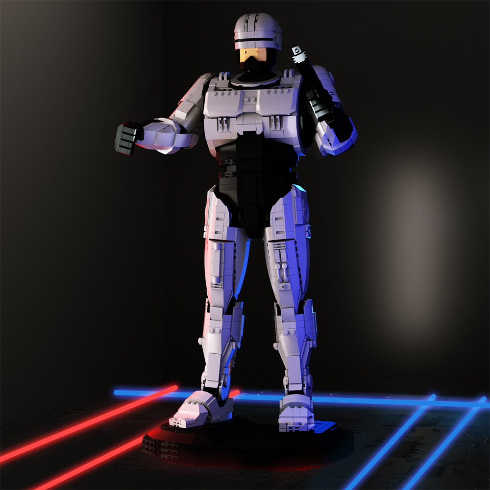 MOC RoboCoped Robot Building B - Model Kit Robocop 评论和价格