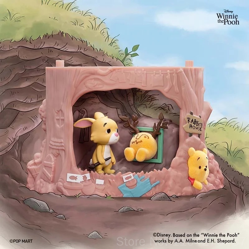 New POP MART Winnie The Pooh T - Model Kit House 评论和价格