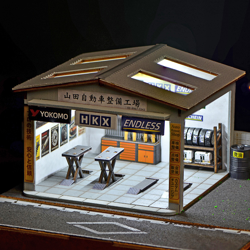 1:64 Scale DIY Auto Repair Sho - Model Kit Store 评论和价格