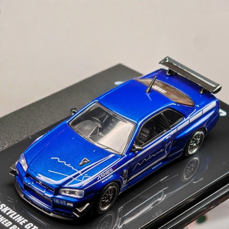 INNO64 1:64 MINE‘S R34 V-SPEC  - Model Kit R34 评论和价格