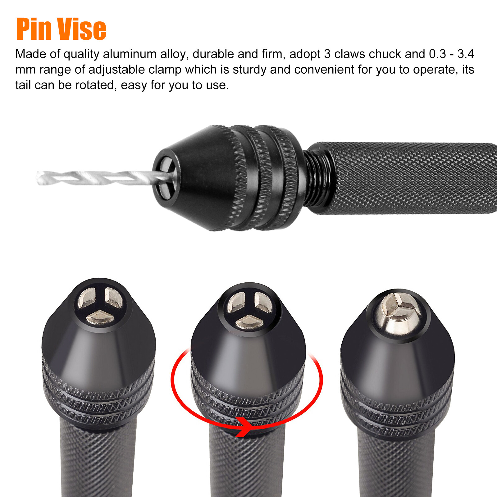 60Pcs Mini Micro Hand Drill Bi - Pin Vice Micro 评论和价格