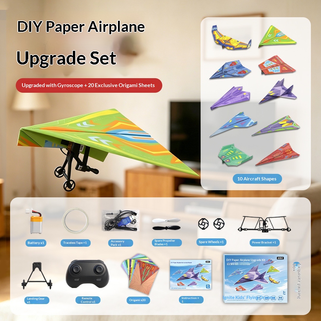 Diy Paper Plane Power Kit Fold - Model Kit Expert 评论和价格