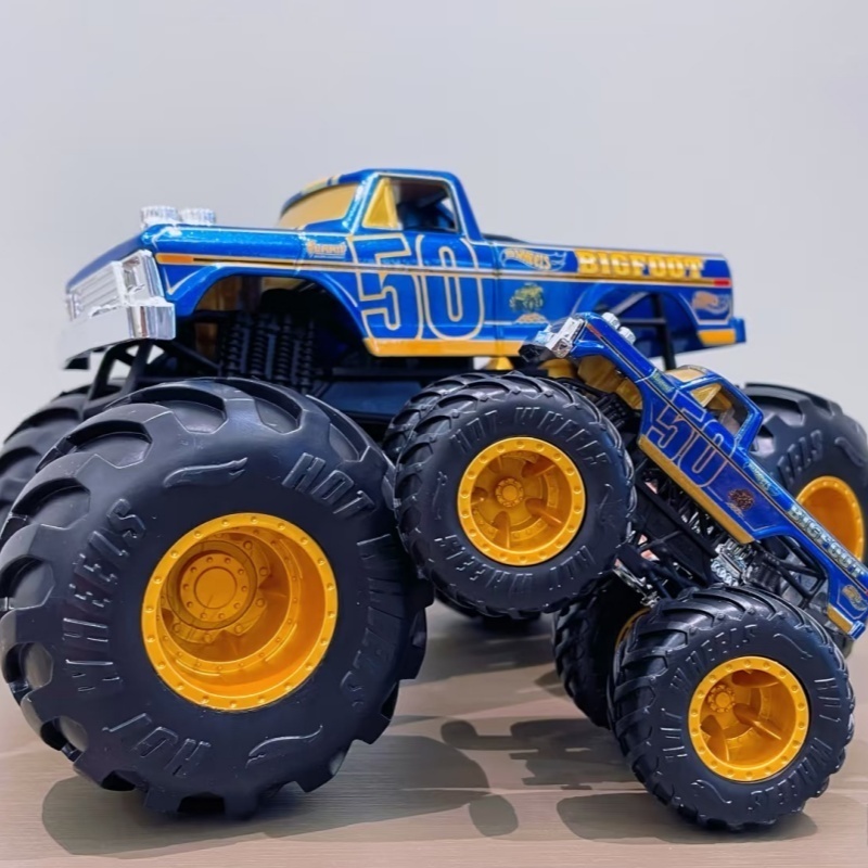 Hot Wheels Monster Trucks Bigf - Hot Wheels Car Monster Trucks 评论和价格