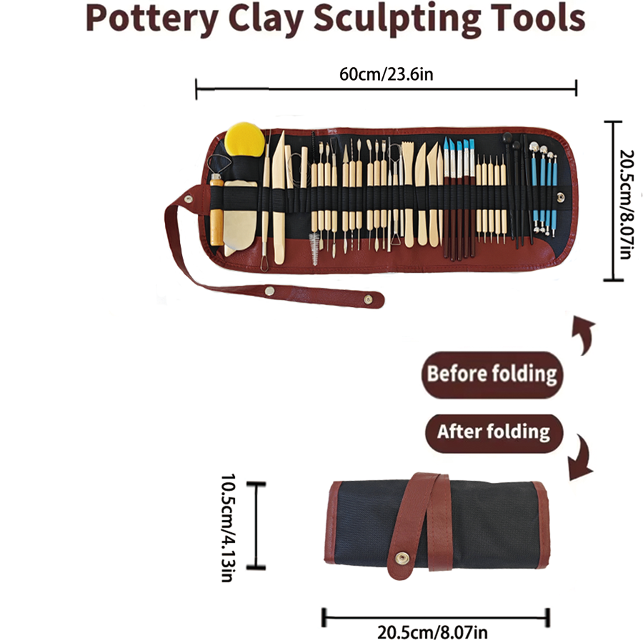 Pottery Clay Sculpting Tools K - Model Kit Tool Set 评论和价格