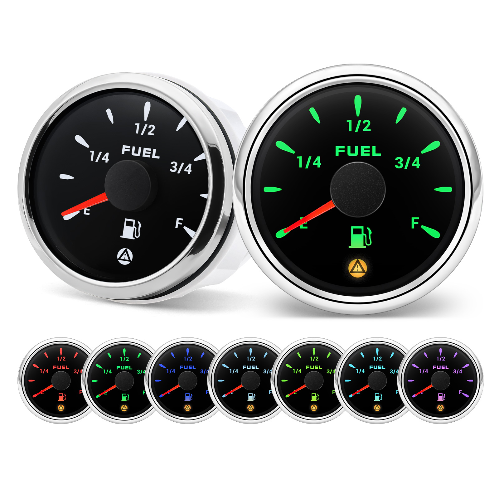 52mm Fuel Level Gauge With Fla - Panel Line Marker 评论和价格