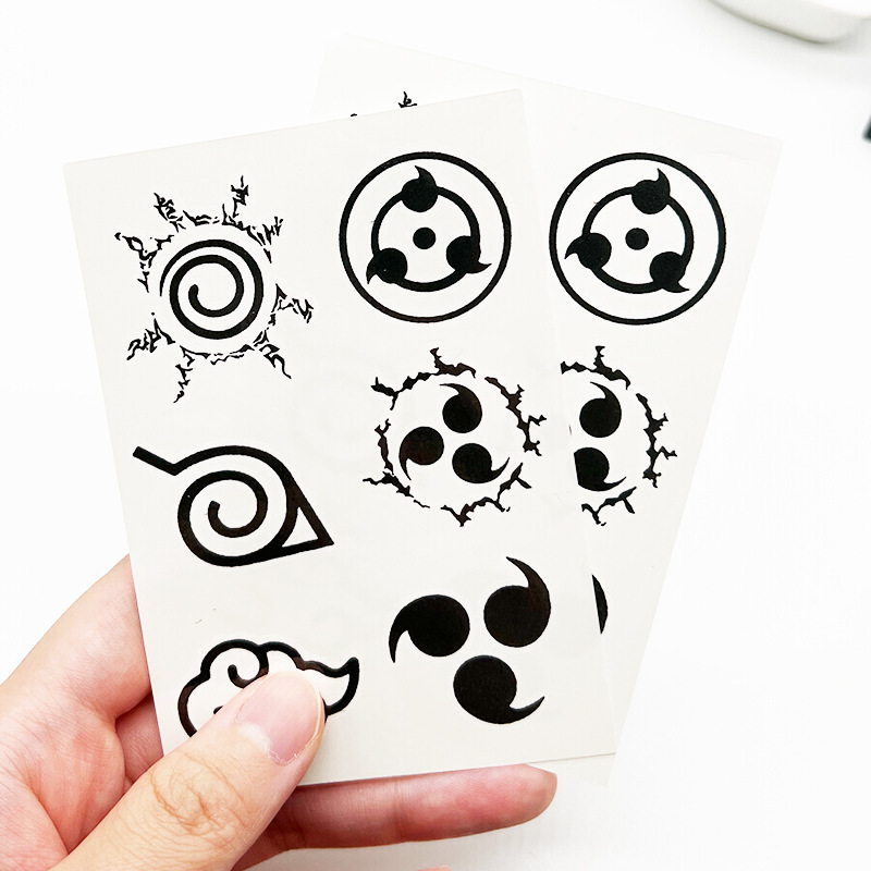 Anime Naruto Tattoo Stickers T - Logo Model Kit 评论和价格