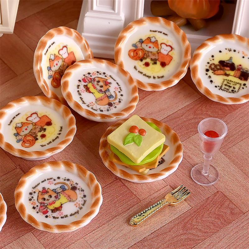 10Pcs/set Dollhouse Miniature  - Model Kit House 评论和价格