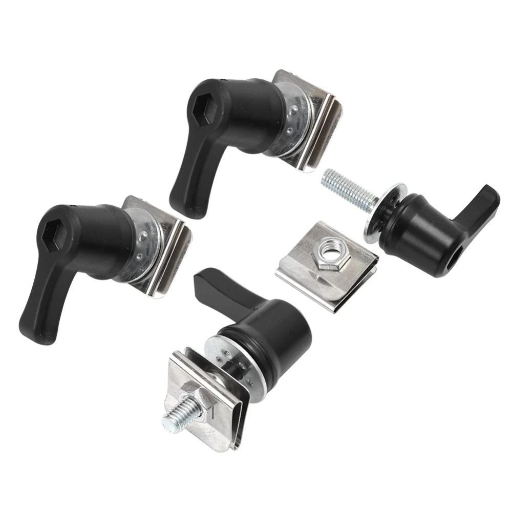 4 PCS Motorcycle Black Saddleb - Model Kit Harley Davidson 评论和价格