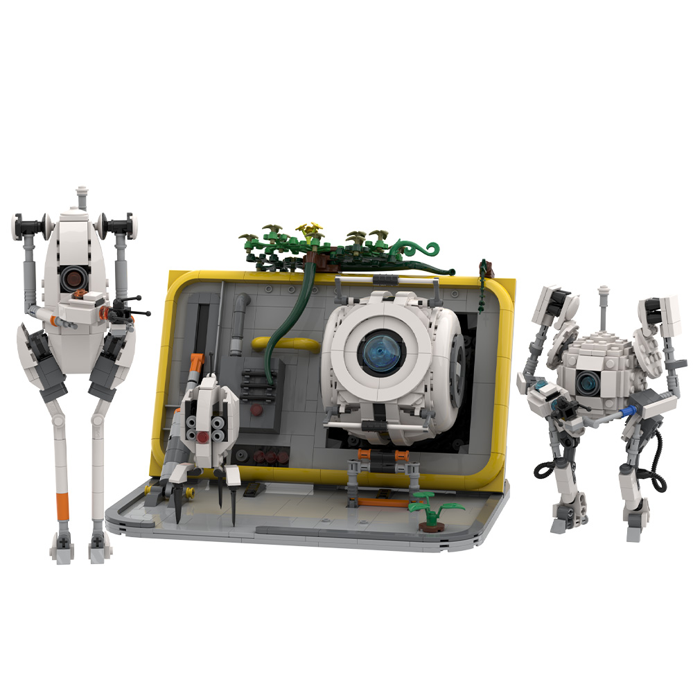 MOC Portal 2 GLaDOS Robot Buil - Model Kit Robocop 评论和价格
