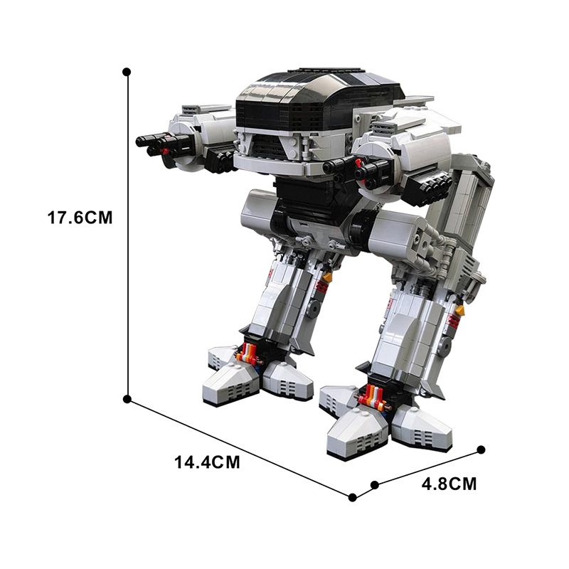 Gobricks UCS Scale ED-209 Robo - Model Kit Robocop 评论和价格