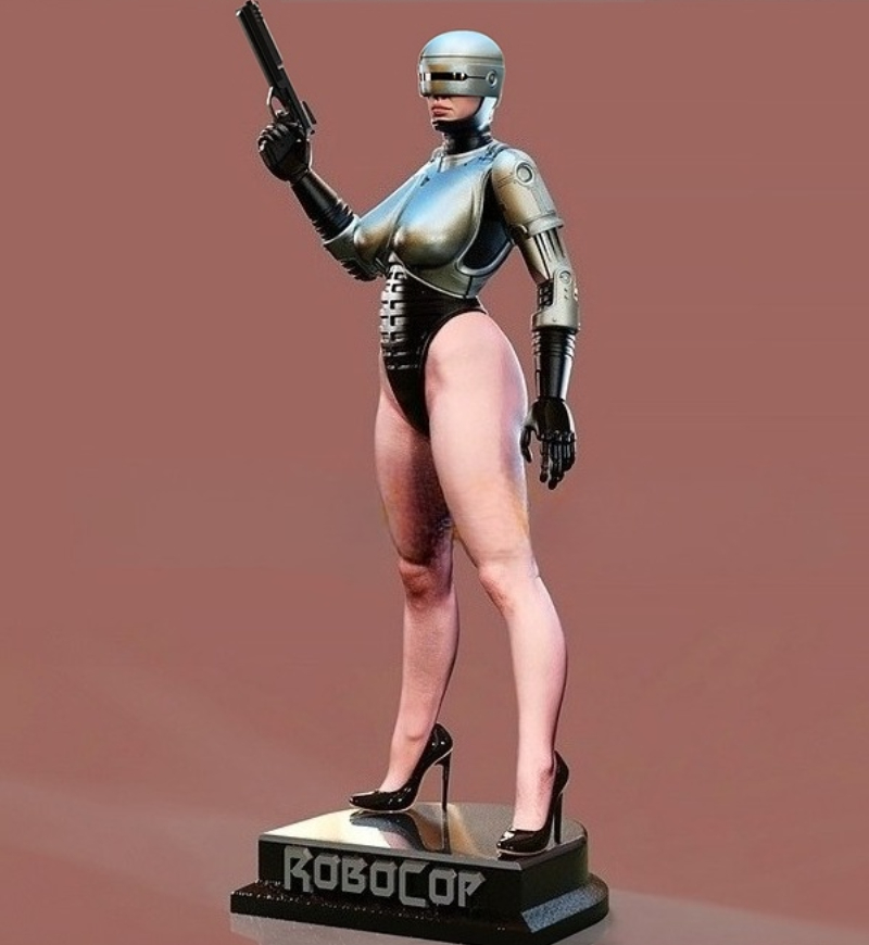 1/24 Scale Die-Cast Resin Figu - Model Kit Robocop 评论和价格