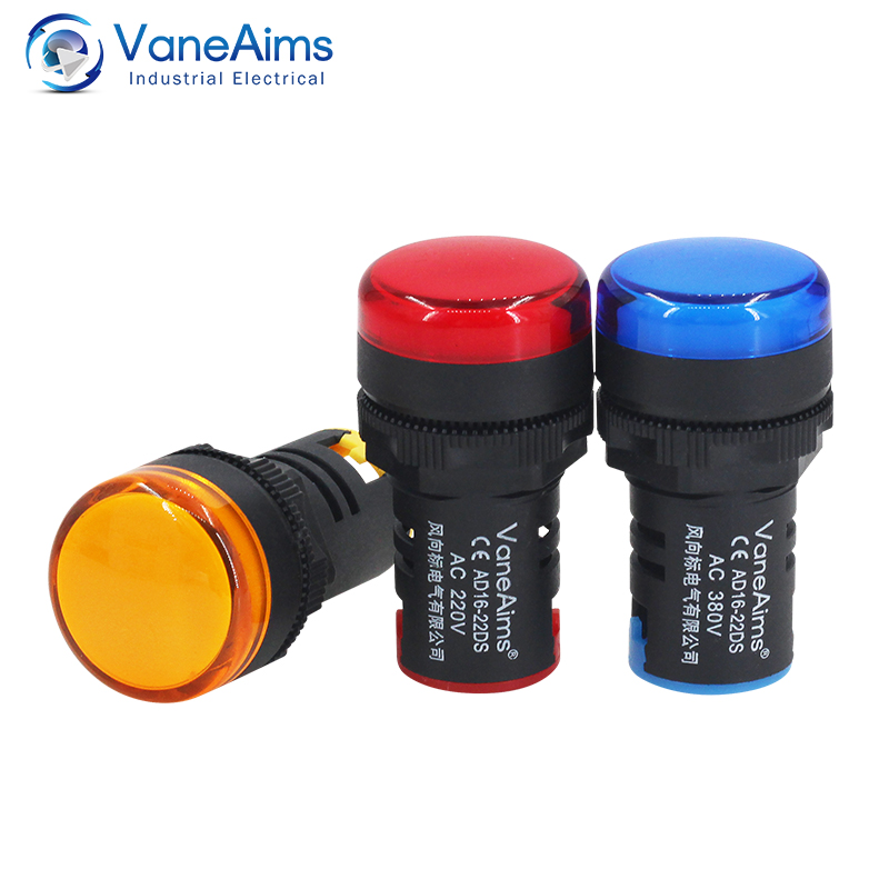 10pcs 22mm LED Indicator Light - Panel Line Marker 评论和价格