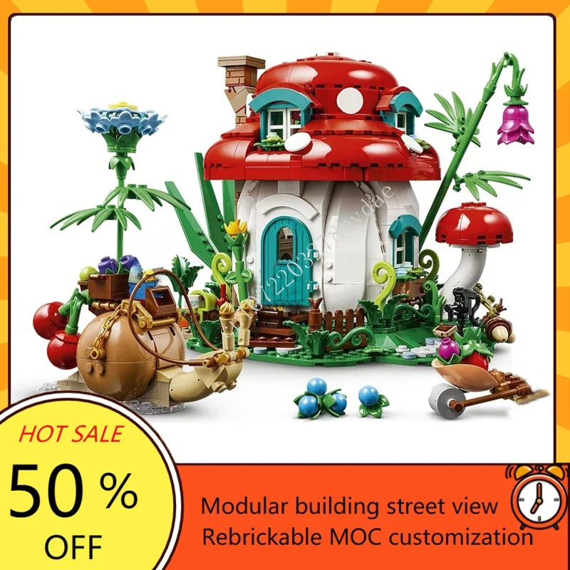 964PCS Mushroom House Modular  - Model Kit House 评论和价格