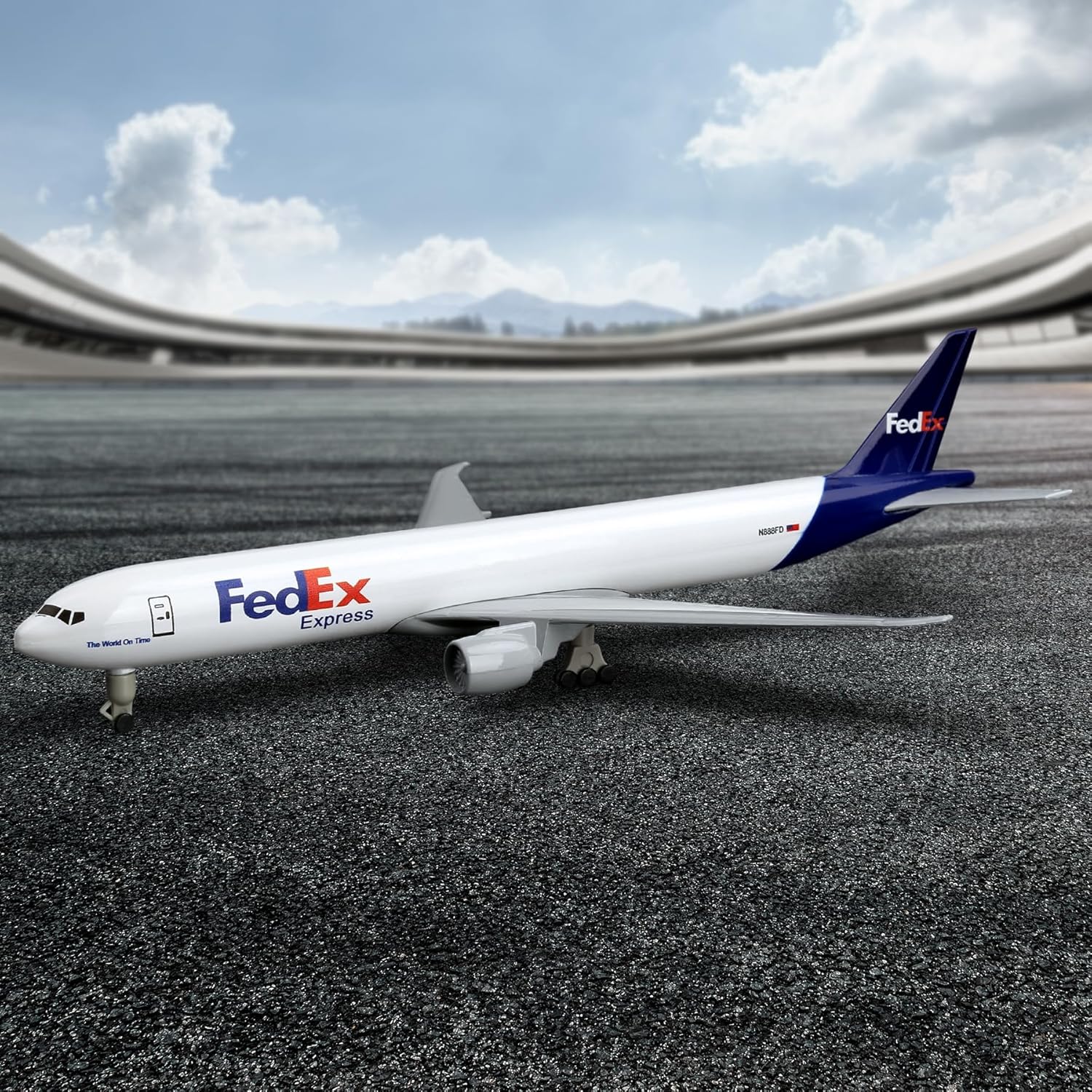 20cm Fedex B777 Airplane Model - Model Kit Store 评论和价格