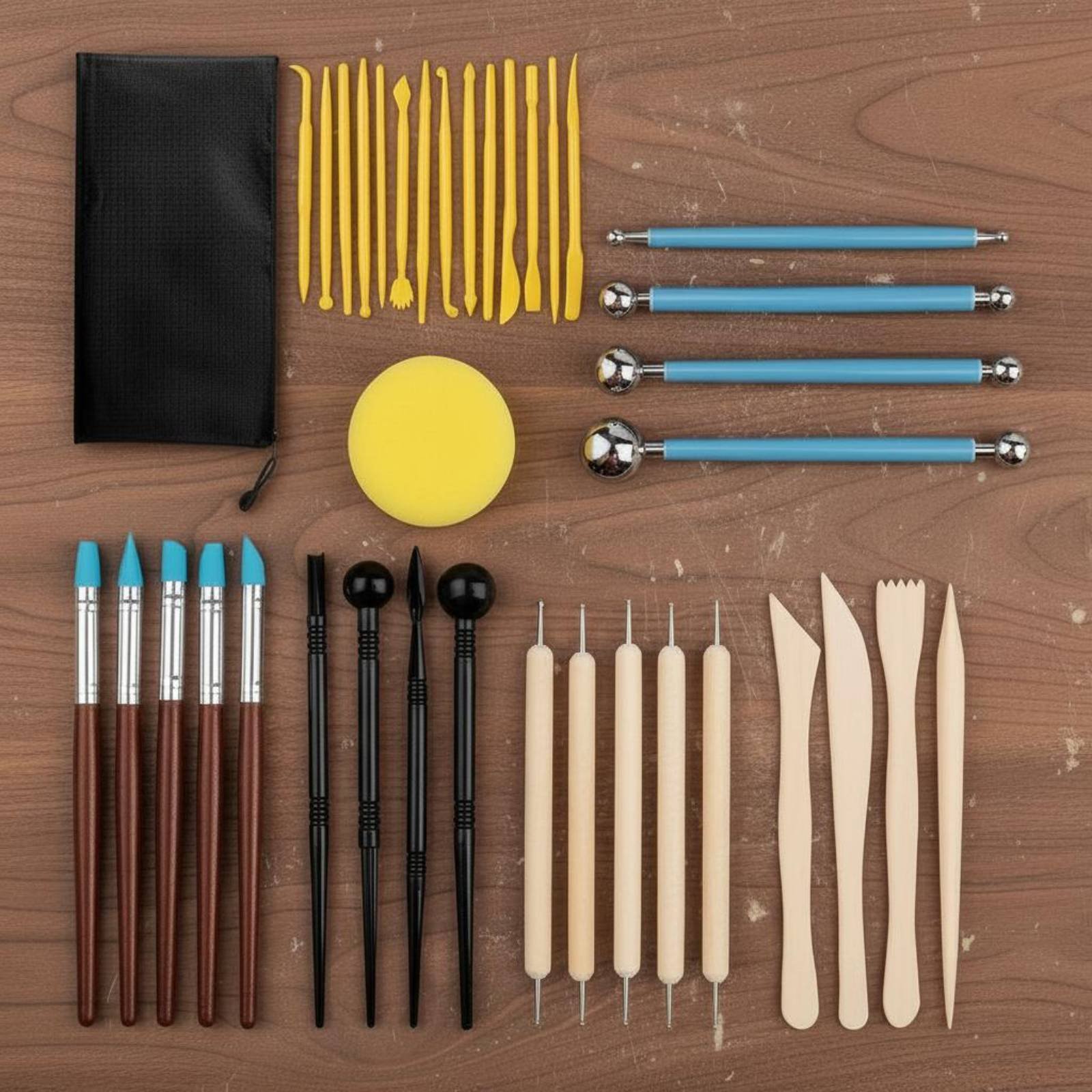 38 Pieces 38 Piece Clay Modeli - Model Kit Tool Set 评论和价格