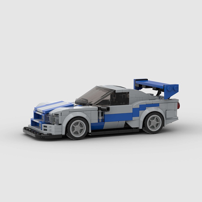 InhawBrick Speed Racing Sport  - Model Kit R34 评论和价格