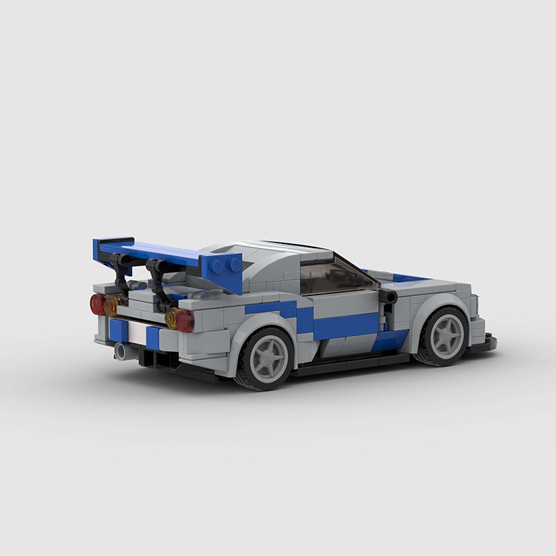 InhawBrick Speed Racing Sport  - Model Kit R34 评论和价格