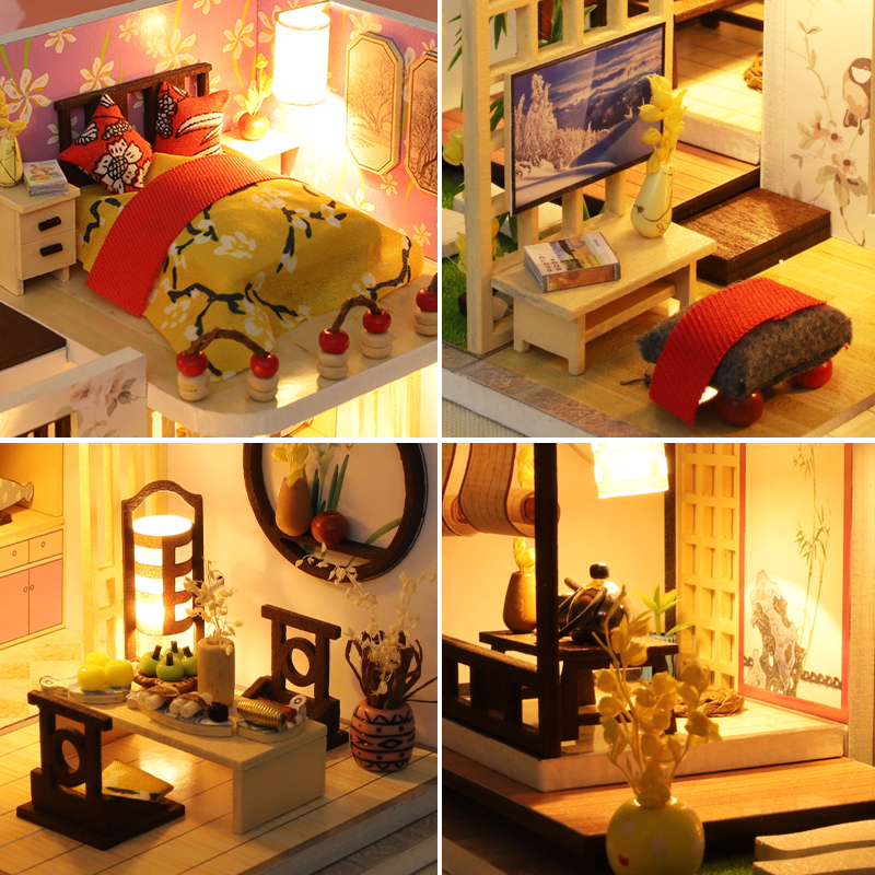DIY Japanese Style Loft Villa  - Model Kit House 评论和价格