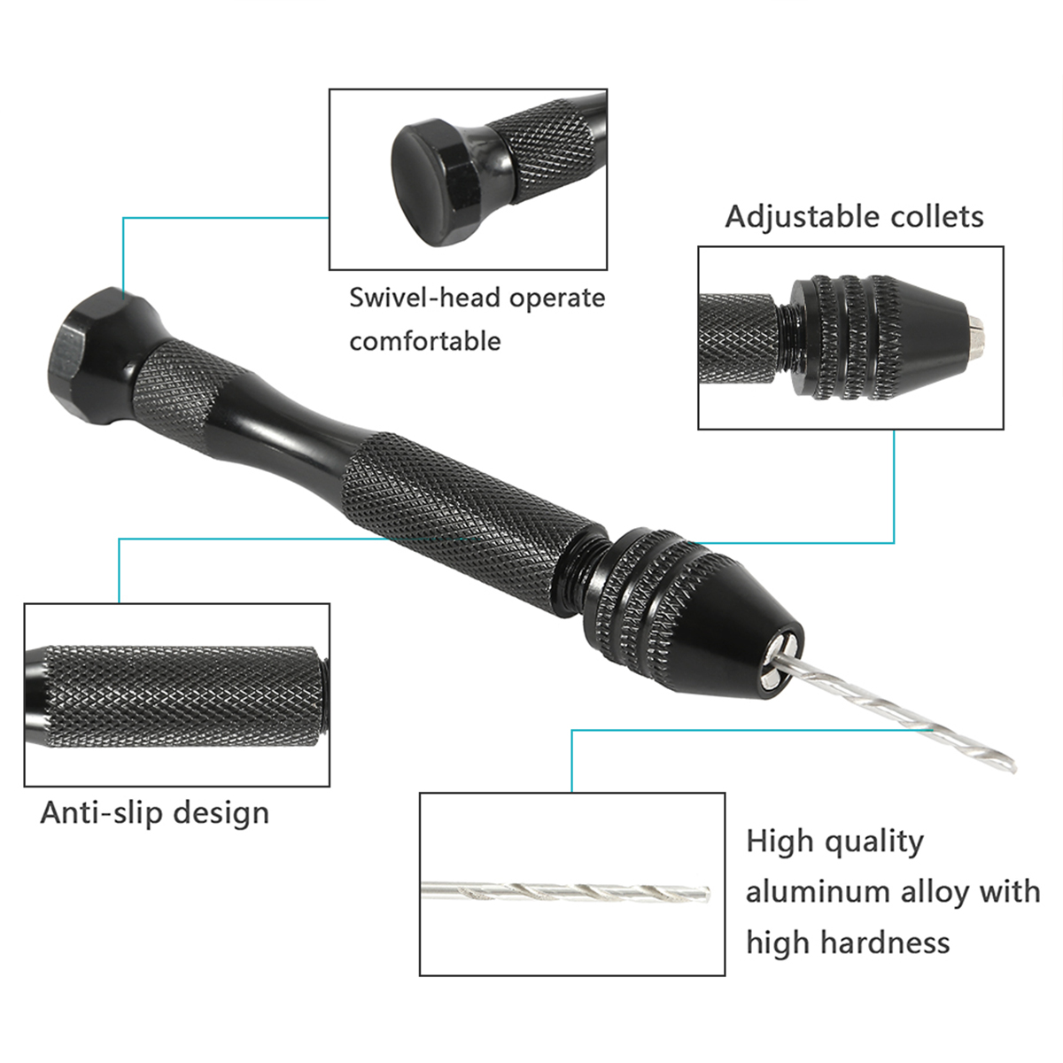 57/21pcs Pin Vise Hand Drill B - Pin Vice Micro 评论和价格
