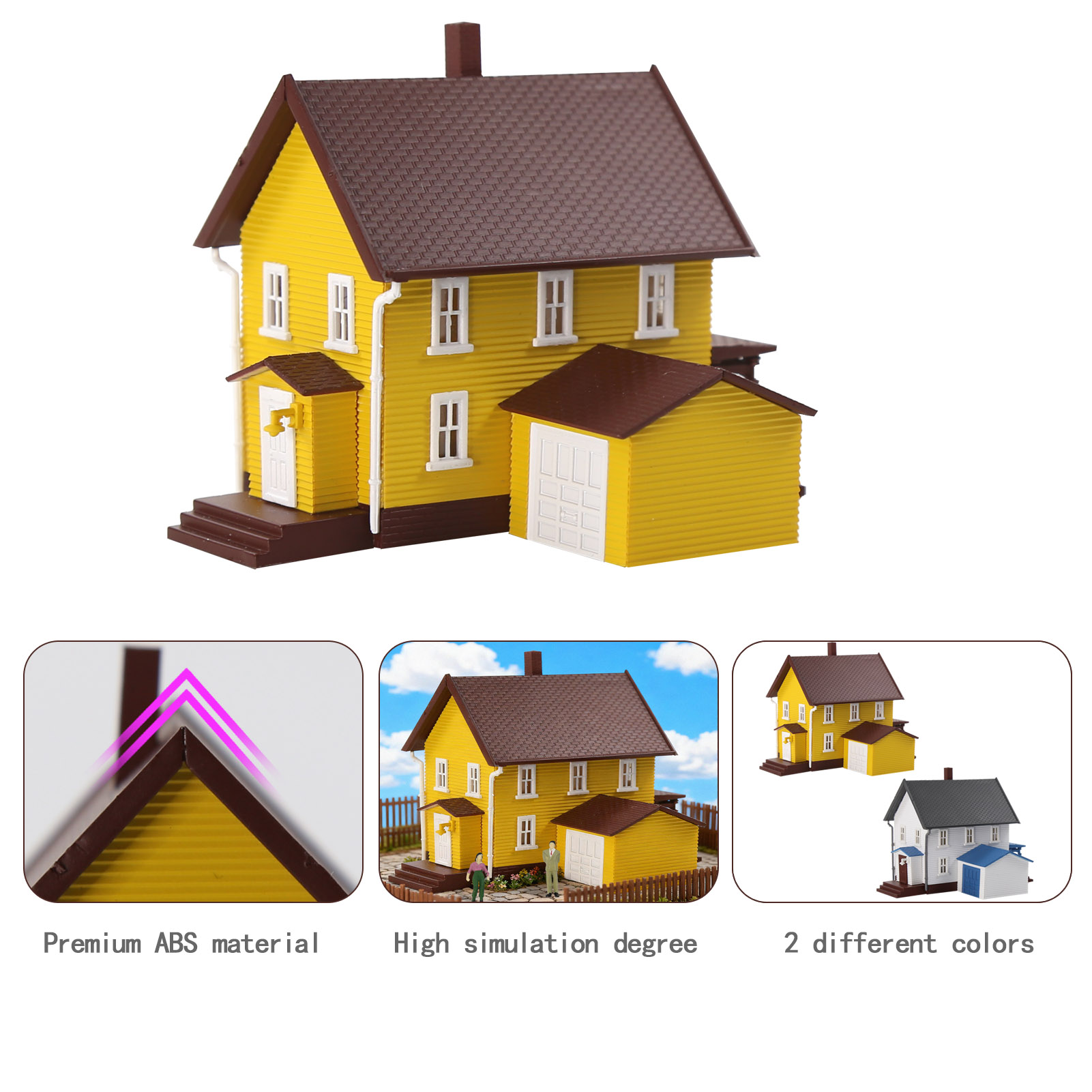 Evemodel N Scale 1:160 Model D - Model Kit House 评论和价格