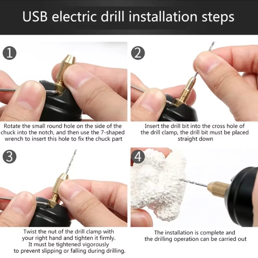 Micro-Electric Hand Drill Set  - Pin Vice Micro 评论和价格
