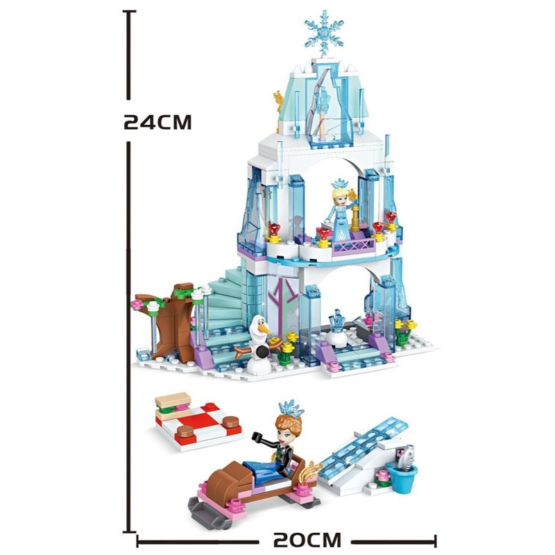 Elsa Ice Castle Building Block - Model Kit House 评论和价格