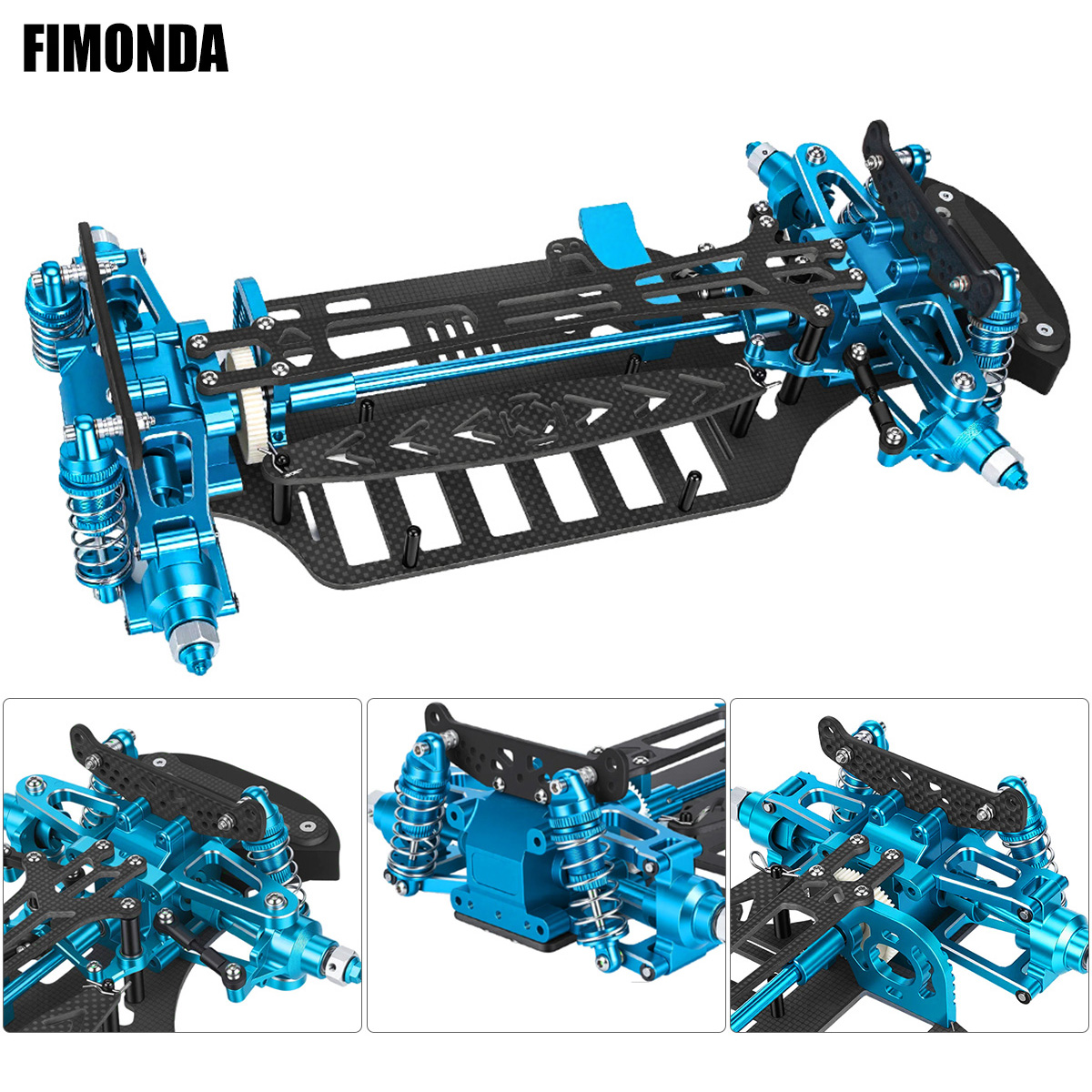 Aluminum & Carbon Fiber Frame  - Model Kit Helicopter 评论和价格