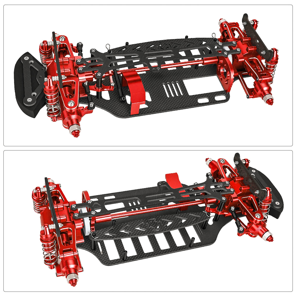 Aluminum & Carbon Fiber Frame  - Model Kit Helicopter 评论和价格