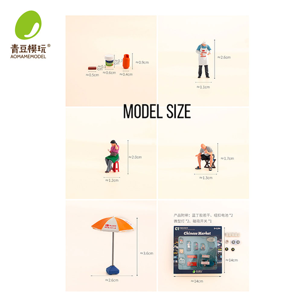 1/64 Night market s Model Kit- - Model Kit Store 评论和价格