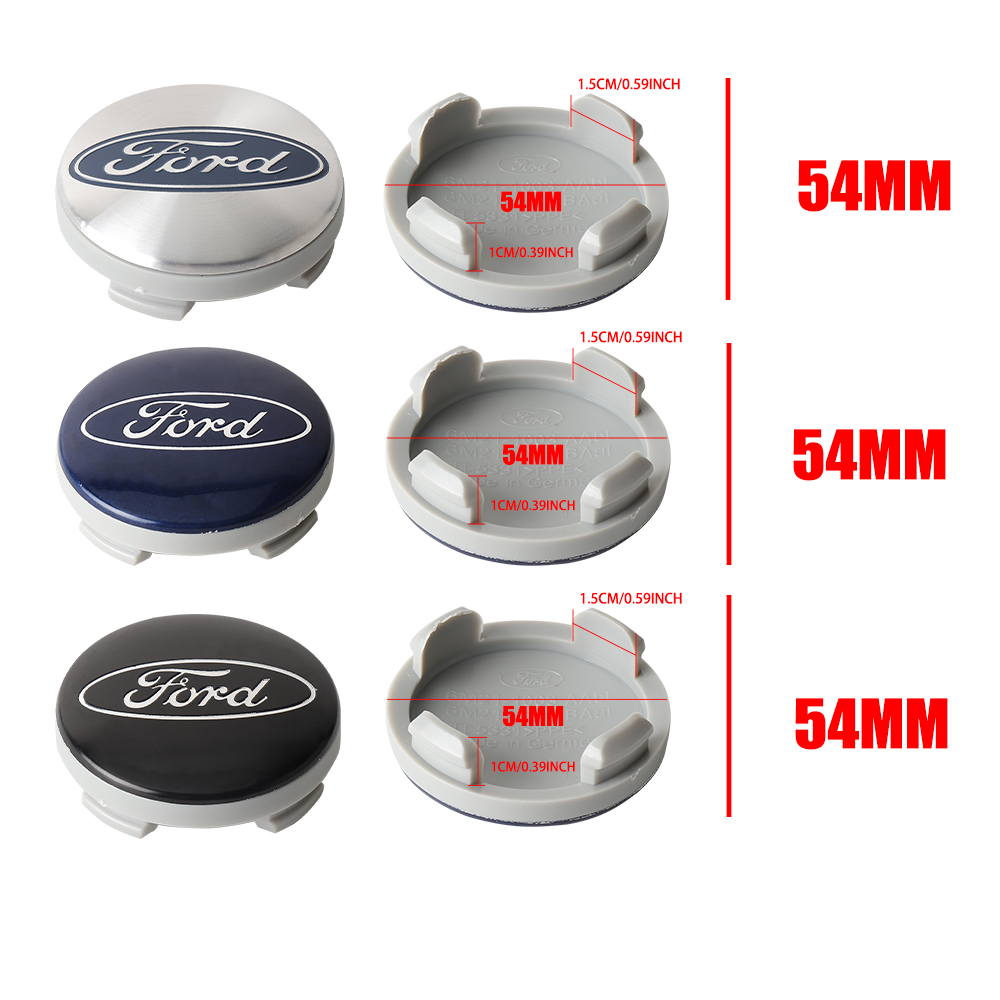 4pcs 54mm Hub Centre Rim Cover - Logo Model Kit 评论和价格