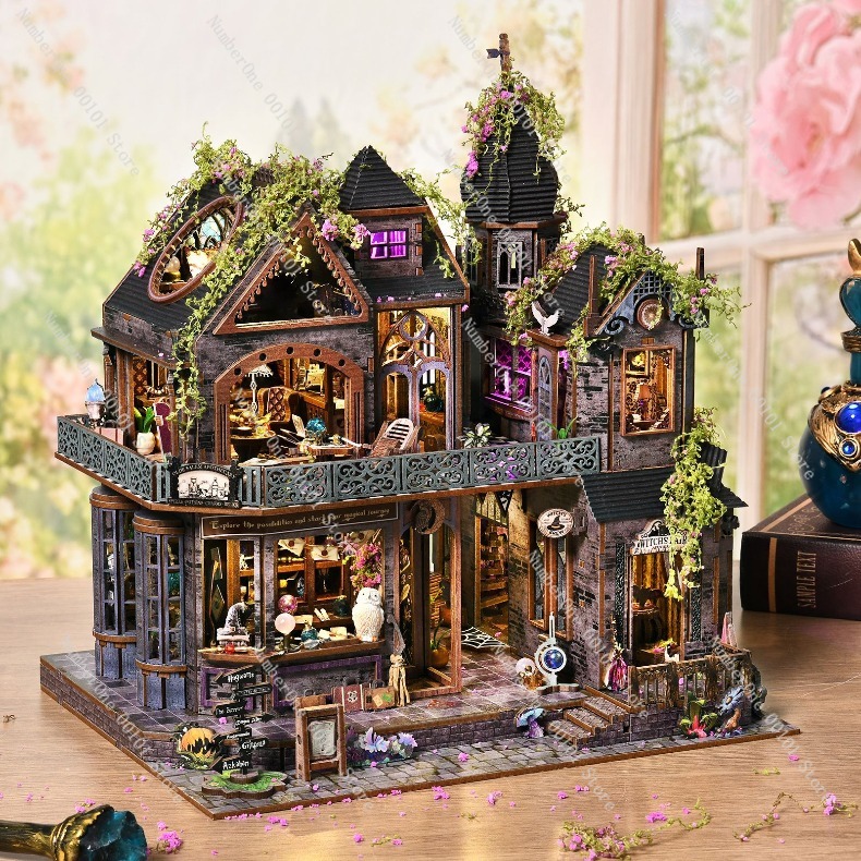 Wooden Miniature House Buildin - Model Kit House 评论和价格
