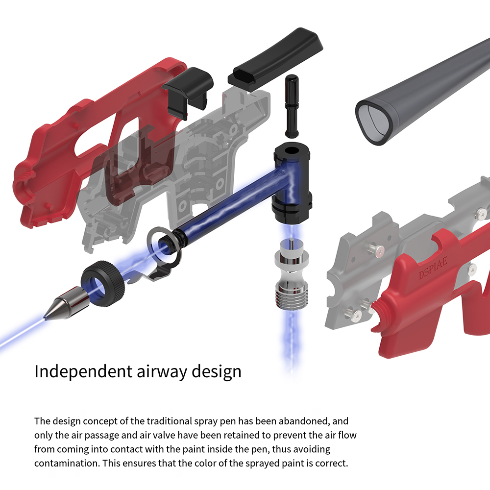 DSPIAE PT-AB Wash-Free Airbrus - Model Kit Tool Set 评论和价格