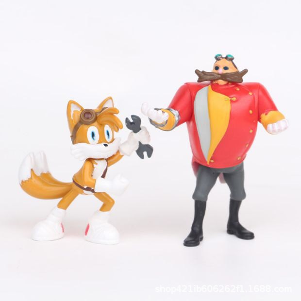 6Pieces/Set Sonic Action Figur - Model Kit Sonic 评论和价格