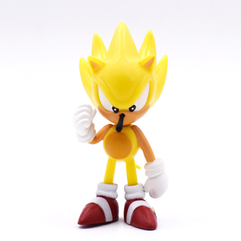 6Pieces/Set Sonic Action Figur - Model Kit Sonic 评论和价格